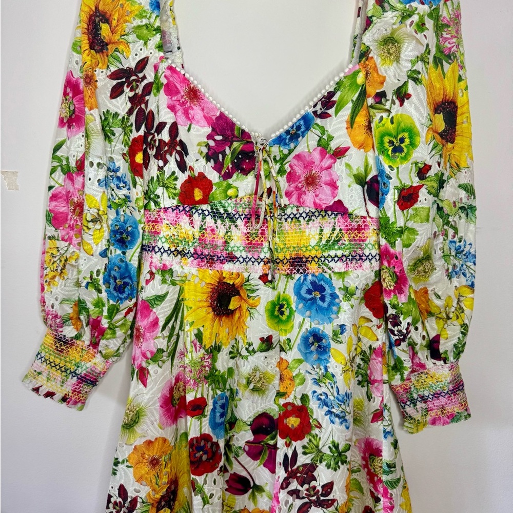 NWT Alice + Olivia Crawford Sweetheart Mini Dress - Picture 8 of 9